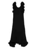 Melitta Baumeister Foam Ruffle midi dress - Black