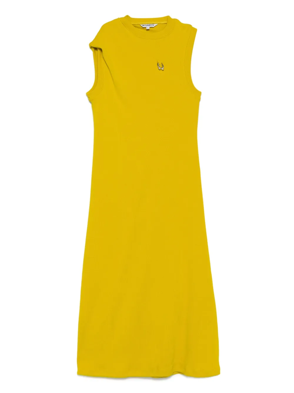 Melitta Baumeister pierced midi dress | Yellow | Image 1