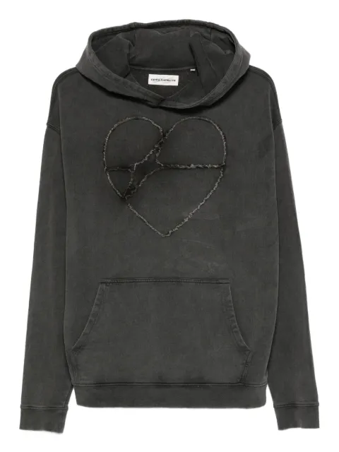 CARNE BOLLENTE Heartbreaker frayed-detail hoodie
