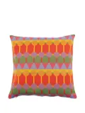 Yinka Ilori Aami geometric-pattern cushion - Red