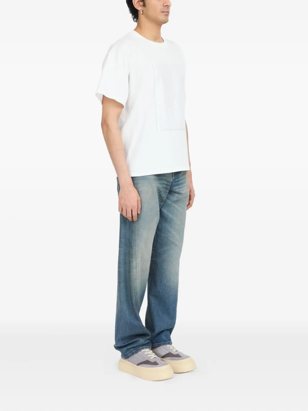 MM6 Maison Margiela T-shirt met grafische vlakken Wit