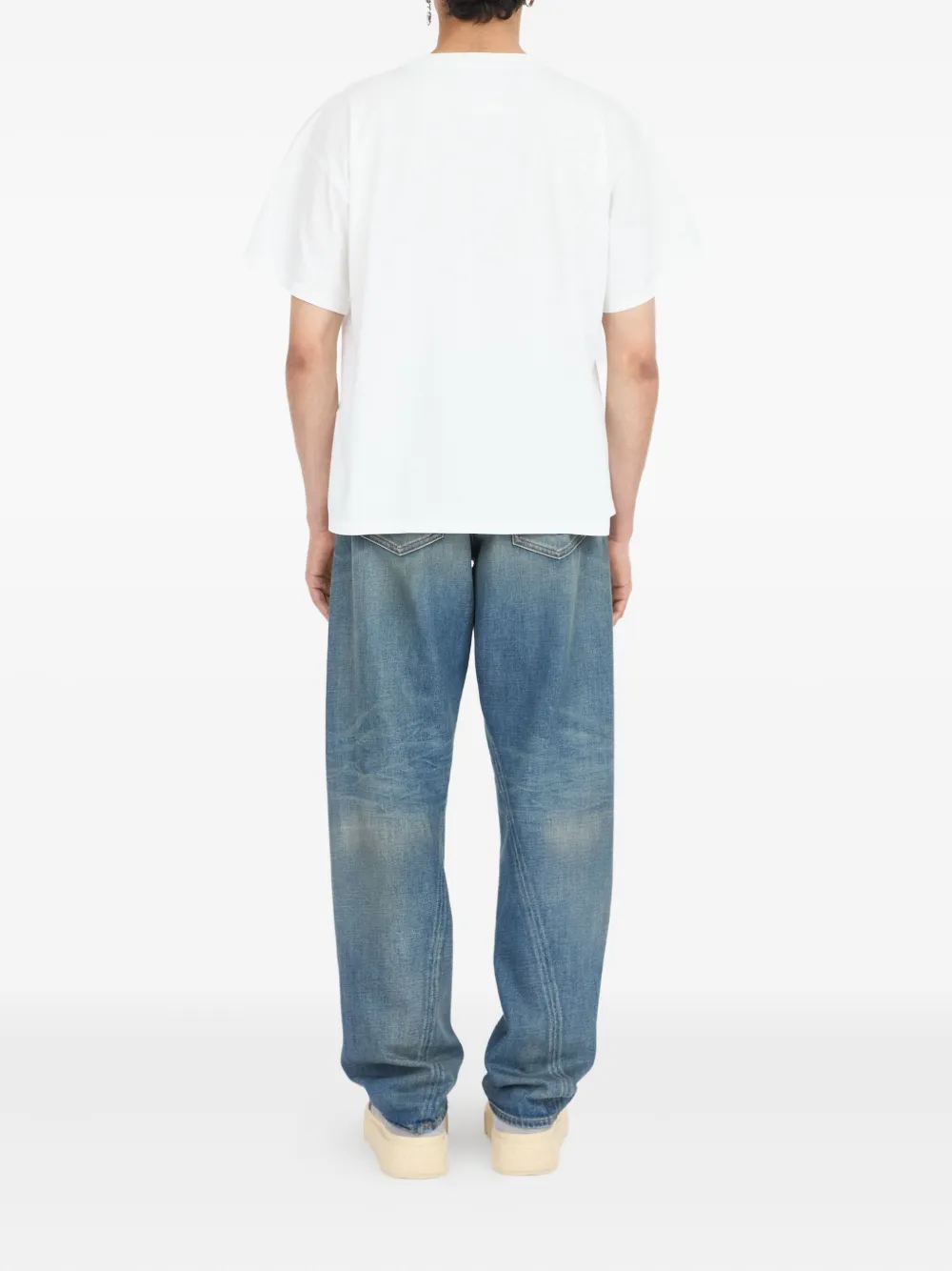 MM6 Maison Margiela T-shirt met grafische vlakken Wit