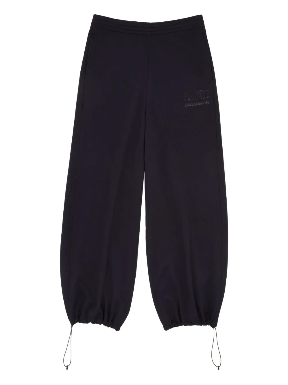 MM6 Maison Margiela X Salomon drawstring-cuff logo-print trousers | Blue | Image 1