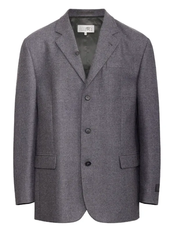 MM6 Maison Margiela テーラード ジャケット | グレー | FARFETCH JP