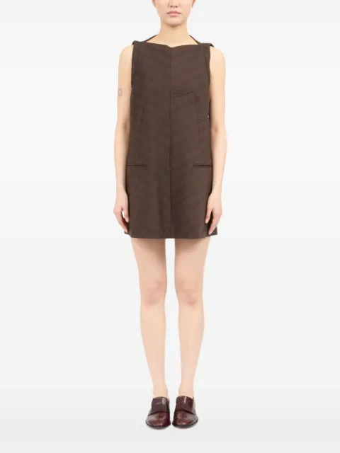 MM6 Maison Margiela striped mini dress