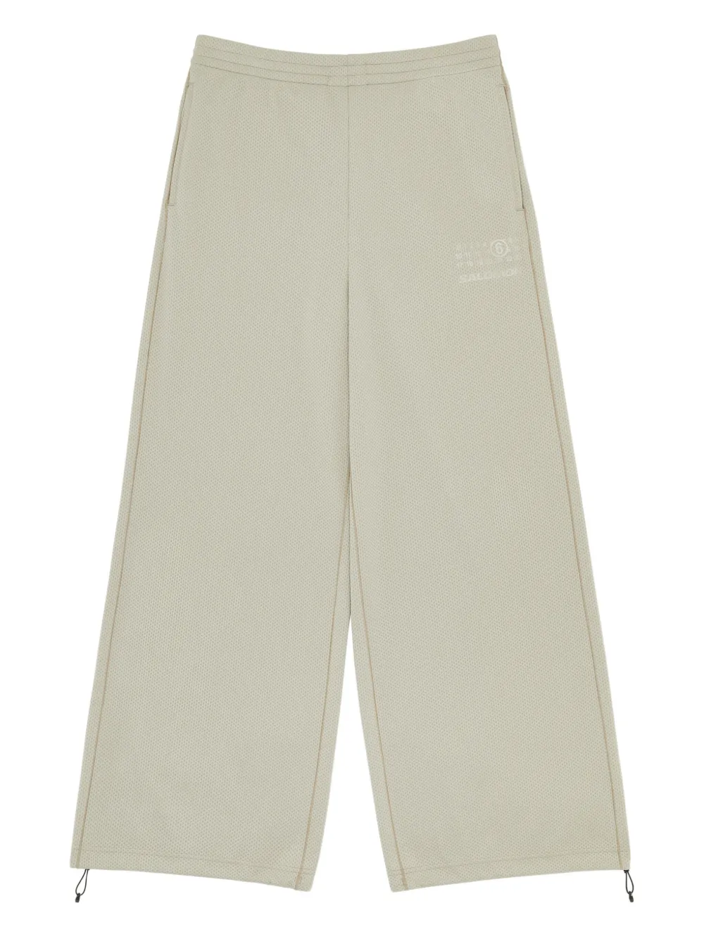 MM6 Maison Margiela X Salomon textured drawstring trousers | Neutrals | Image 1