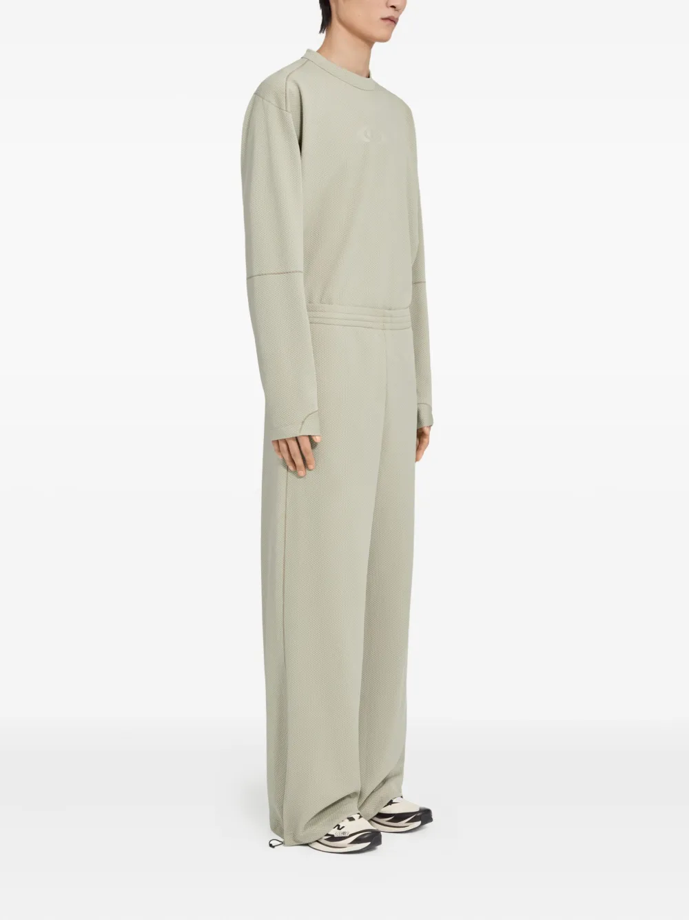 MM6 Maison Margiela X Salomon Broek met trekkoord en textuur Beige