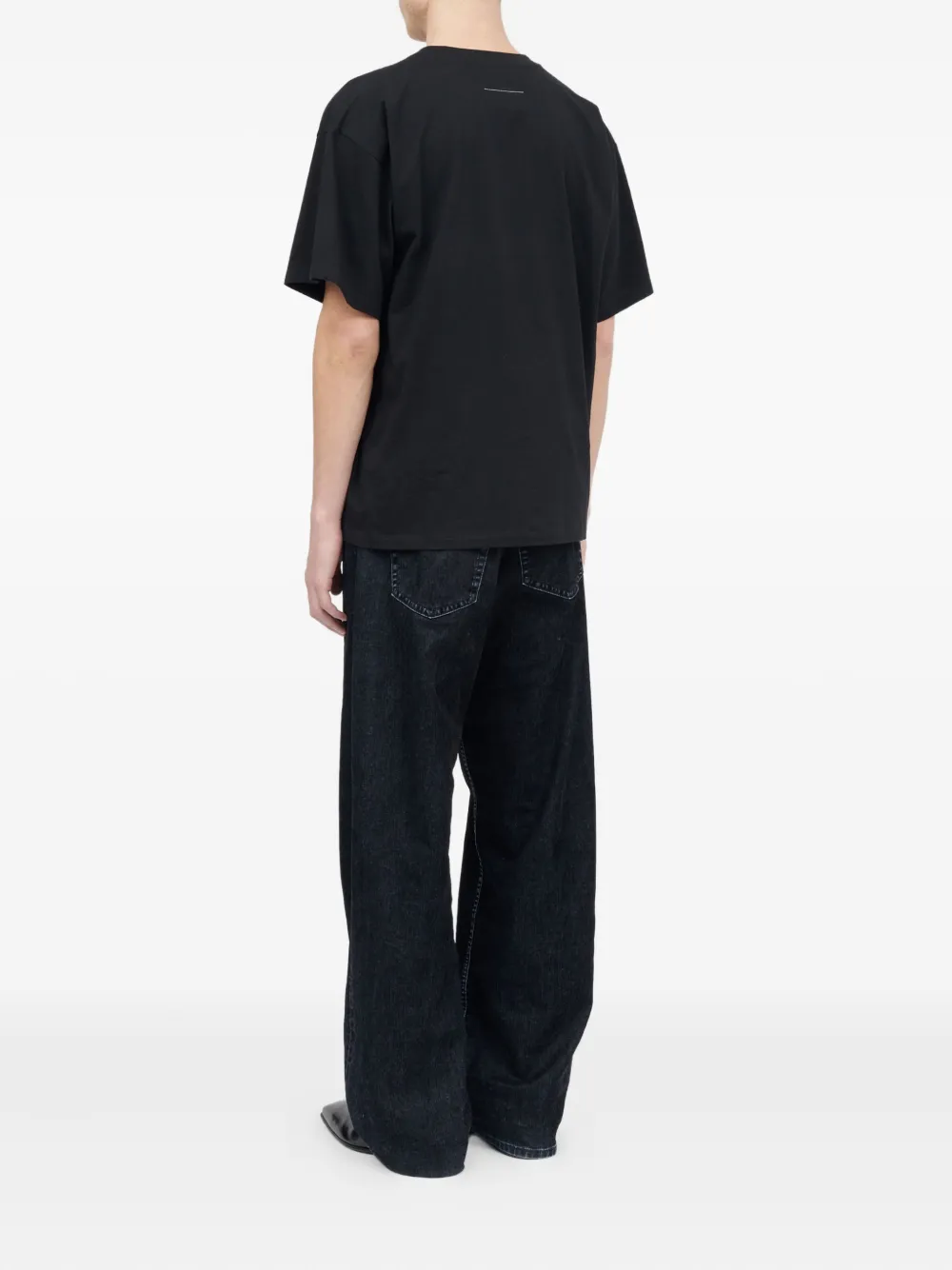 MM6 Maison Margiela T-shirt met Numbers-print Zwart
