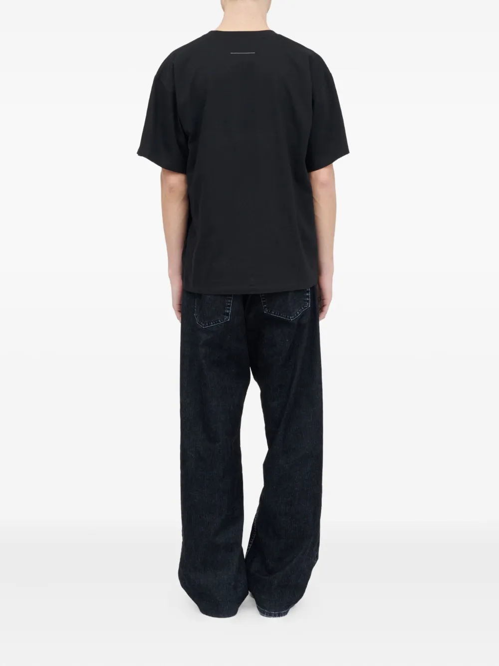 MM6 Maison Margiela T-shirt met Numbers-print Zwart
