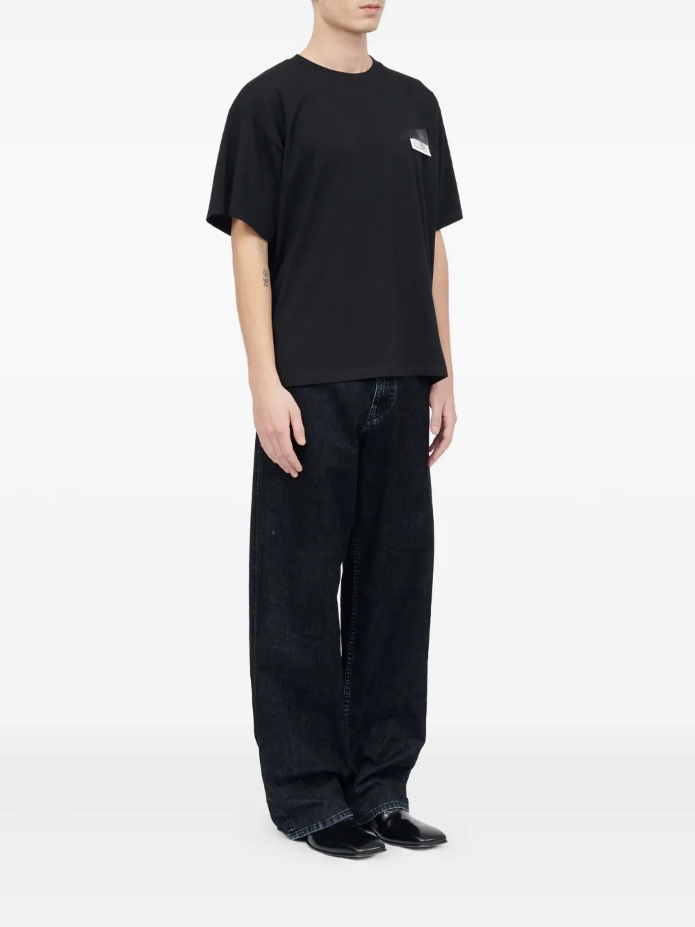 MM6 Maison Margiela T-shirt met Numbers-print Zwart