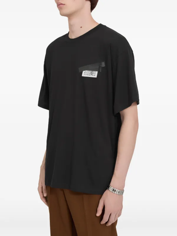 MM6 Maison Margiela Trompe L'oeil T-shirt in Black