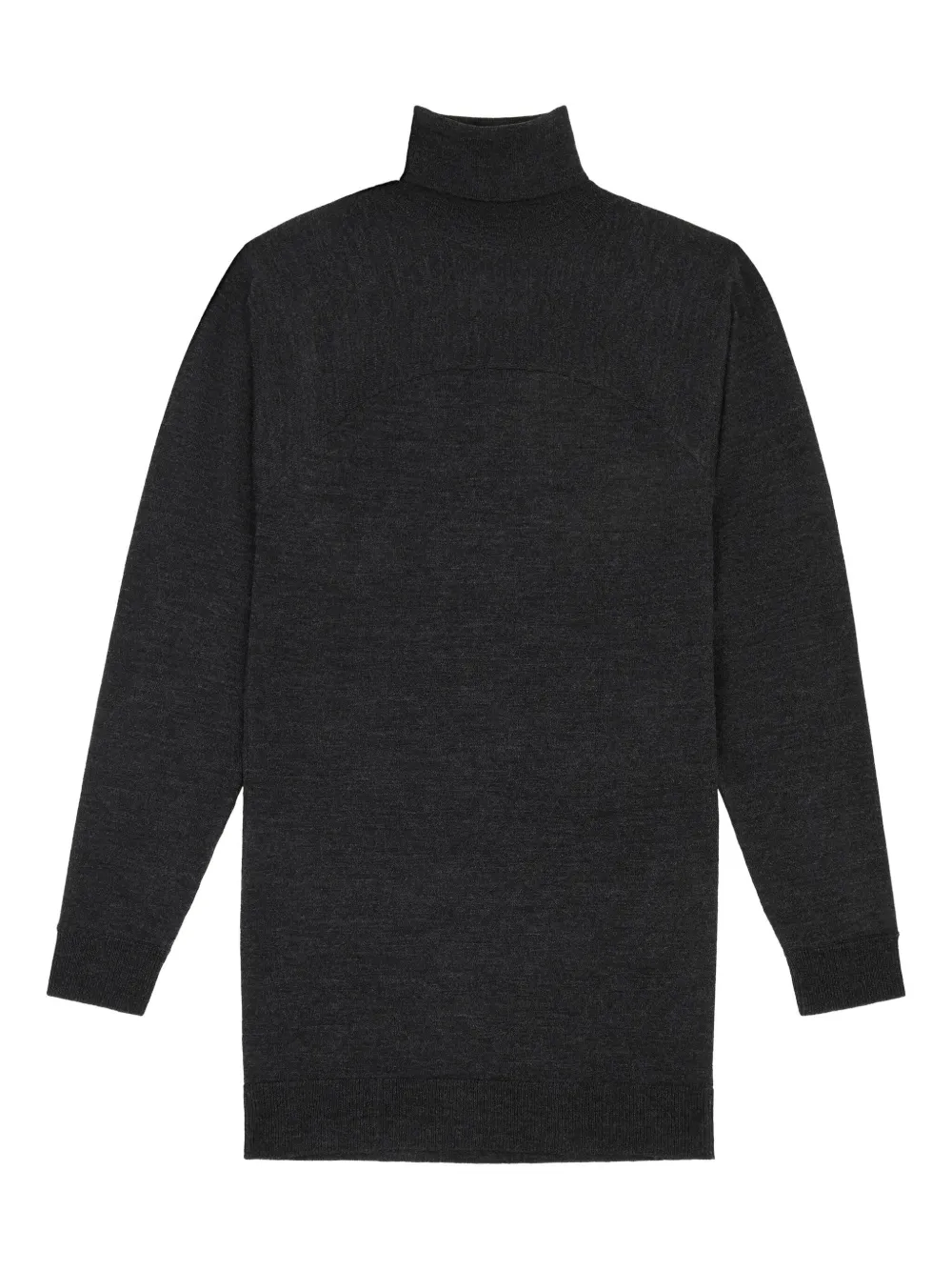 MM6 Maison Margiela turtleneck panelled mini dress | Grey | Image 1