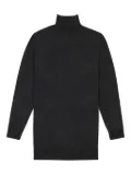 MM6 Maison Margiela turtleneck panelled mini dress - Grey