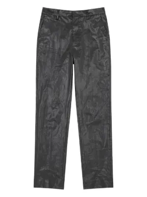 MM6 Maison Margiela シングルステッチ パンツ | ブラック | FARFETCH JP