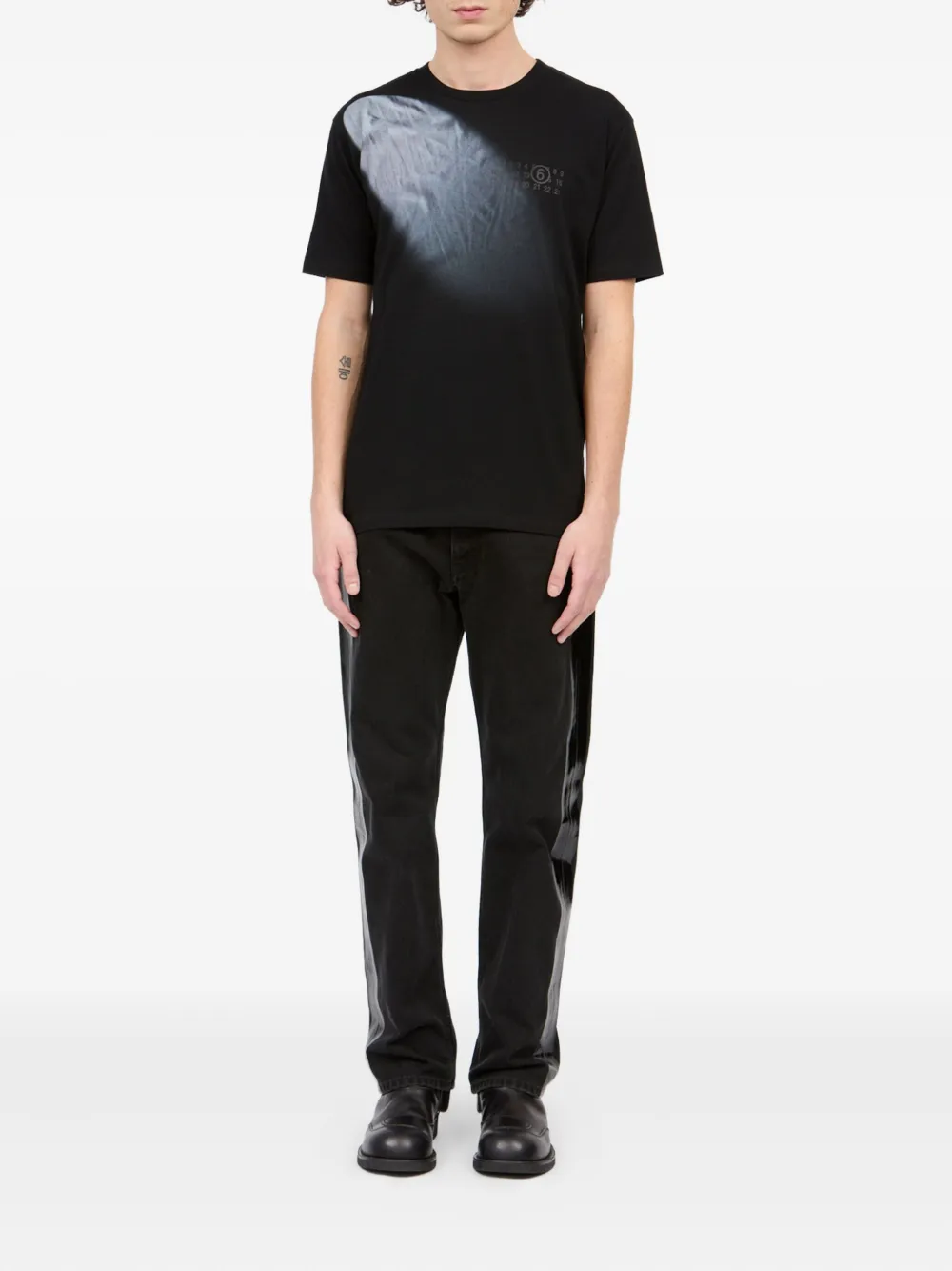 MM6 Maison Margiela playera con estampado gráfico | Playeras | Image 2