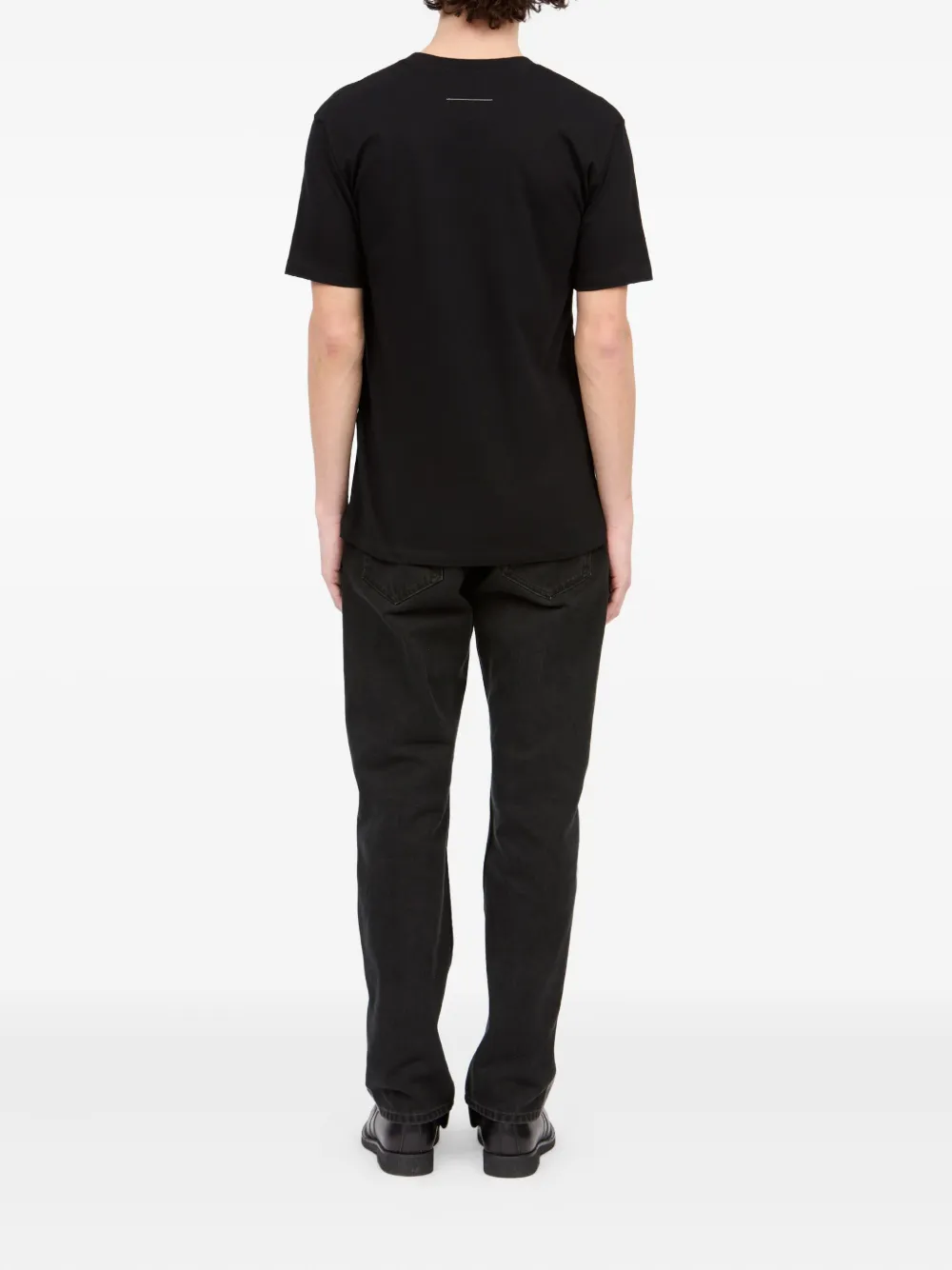 MM6 Maison Margiela T-shirt met grafische print Zwart