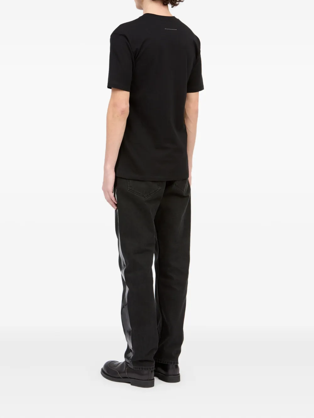 MM6 Maison Margiela T-shirt met grafische print Zwart