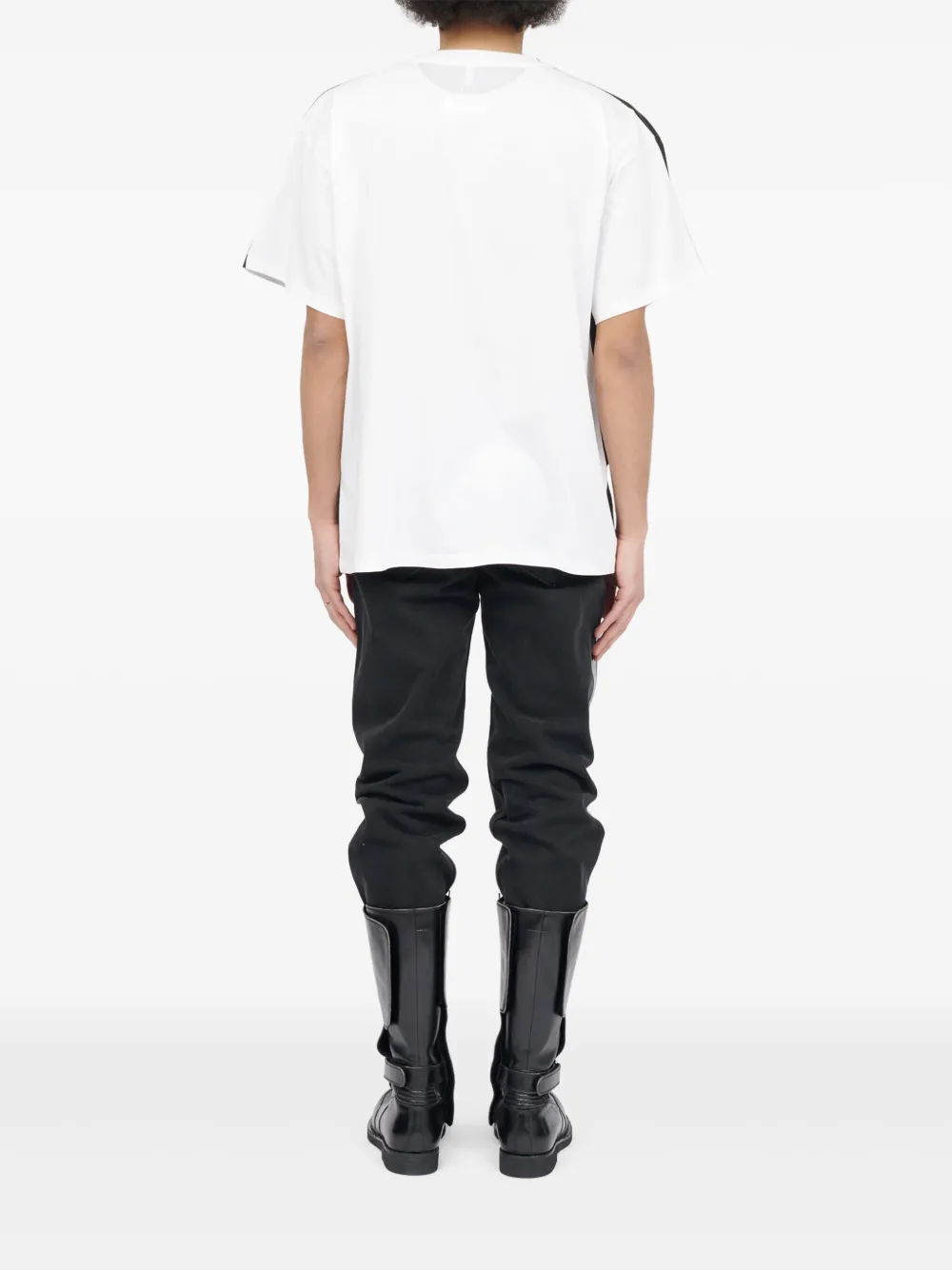 MM6 Maison Margiela T-shirt met labelprint Zwart