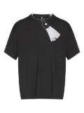 MM6 Maison Margiela tag-print T-shirt - Black