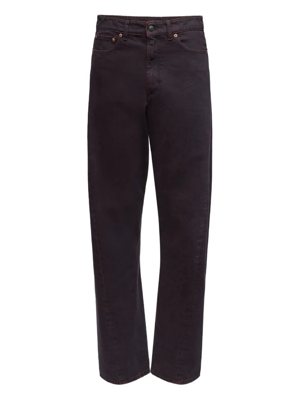 MM6 Maison Margiela straight-leg jeans - パープル MM6 Maison Margiela straight-leg jeans - パープル