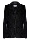 MM6 Maison Margiela star-print velvet blazer - Black