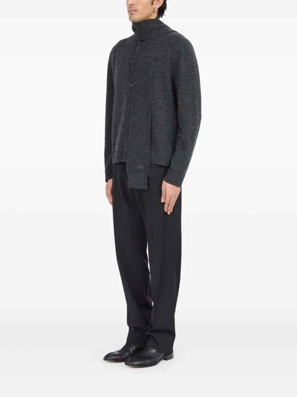 MM6 Maison Margiela Vest van scheerwolblend Grijs