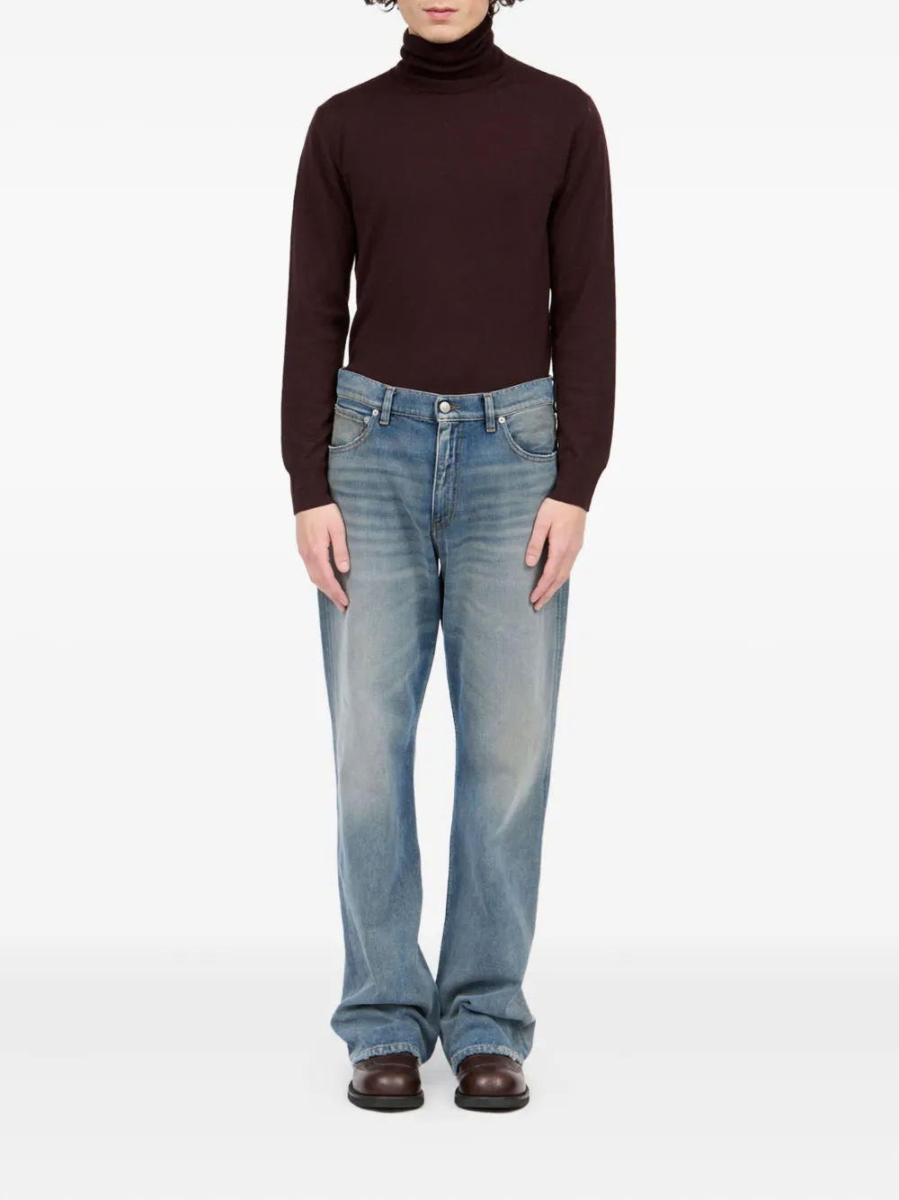 MM6 Maison Margiela Jeans met vijf zakken - Blauw