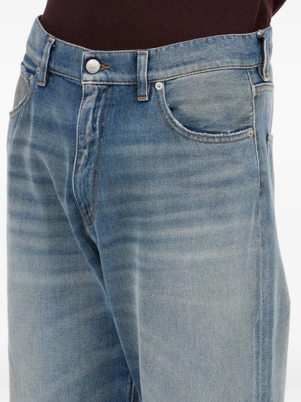 MM6 Maison Margiela five-pocket Jeans | Blue | FARFETCH CA