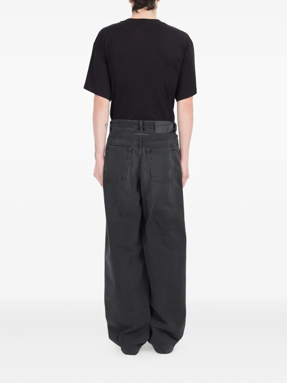 MM6 Maison Margiela Jeans met toelopende pijpen Grijs