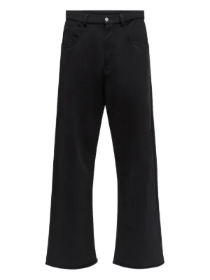 1017 ALYX 9SM buckle-detailed straight-leg Jeans | Black | FARFETCH