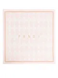 Fendi Kids cotton blanket - Pink
