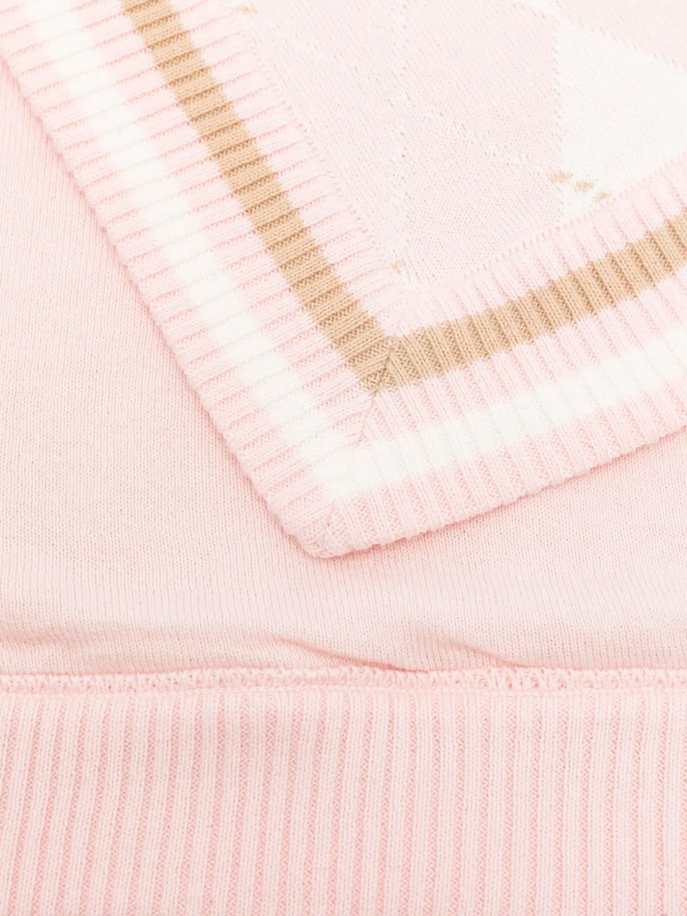 Fendi Kids Katoenen deken Roze