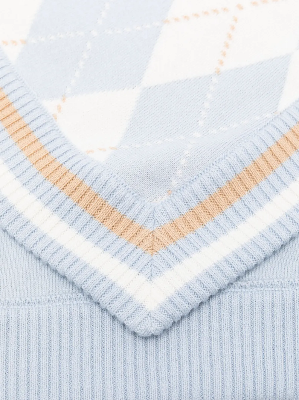 Fendi Kids Katoenen deken Blauw