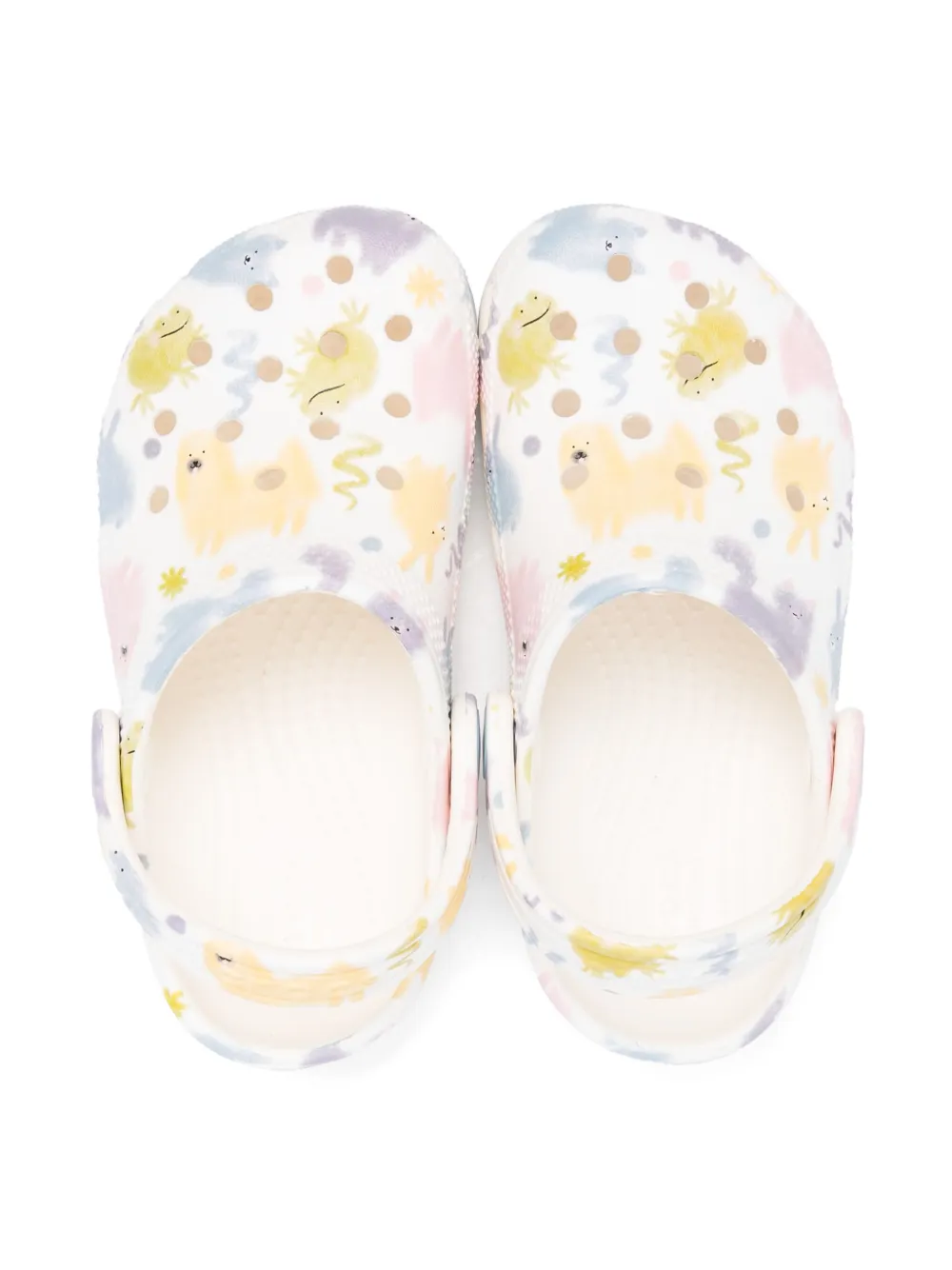 Crocs Kids Classic slides White