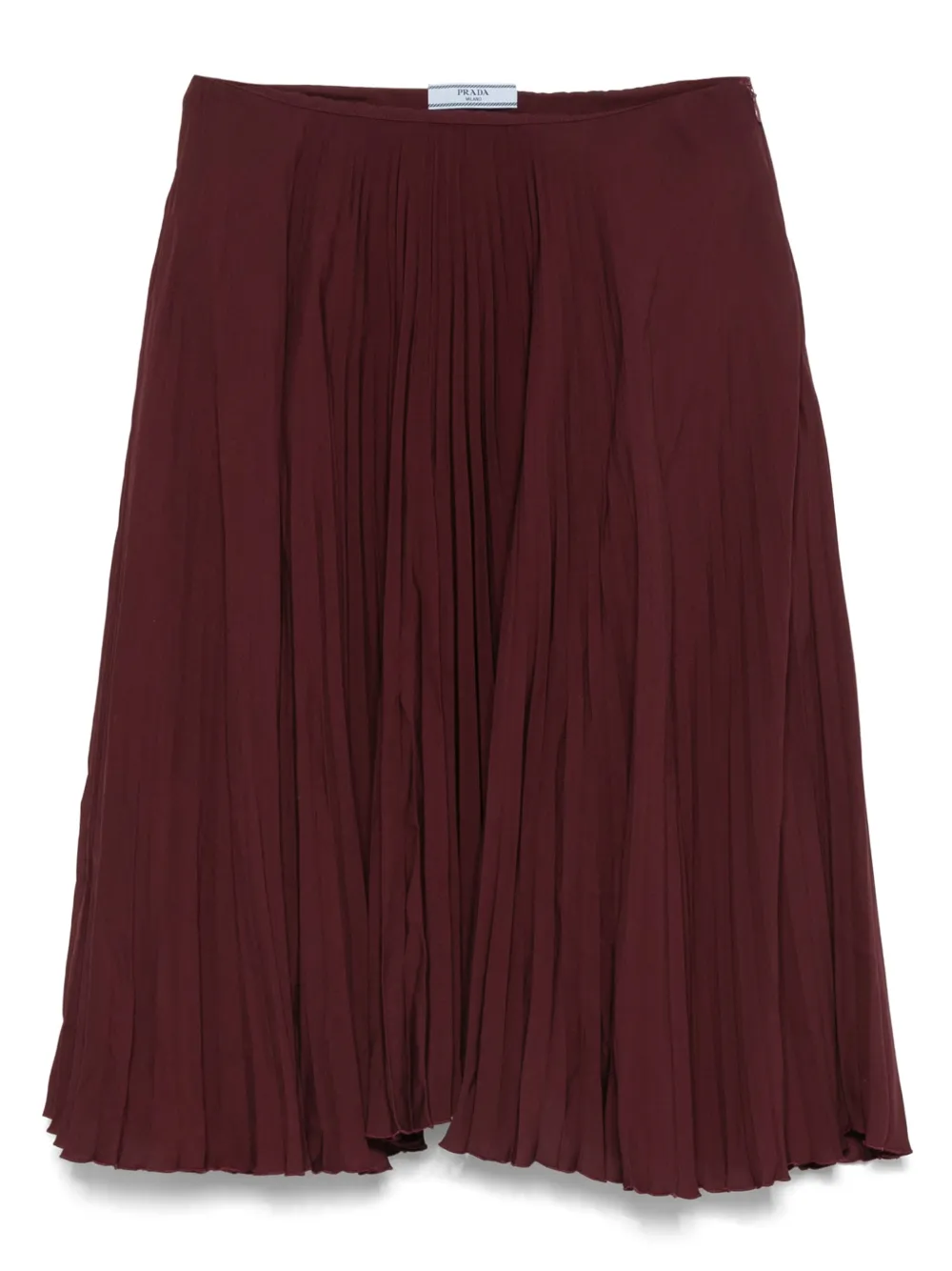 Prada Pre-Owned falda corta con pliegues 2000 | rojo | Image 1