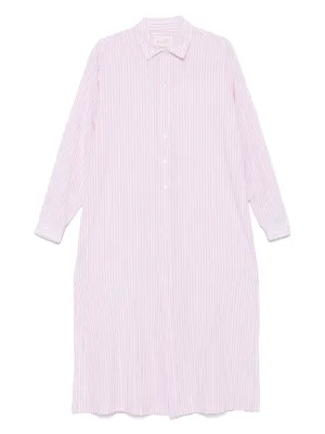 GANNI ストライプ ミニシャツドレス | ブルー | FARFETCH JP