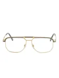 Cazal pilot-frame glasses - Gold