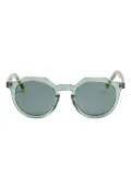 Kaleos Bond geometric-frame sunglasses - Green