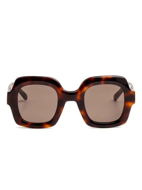 Kaleos lentes de sol Harwood con armazón cuadrada estilo carey