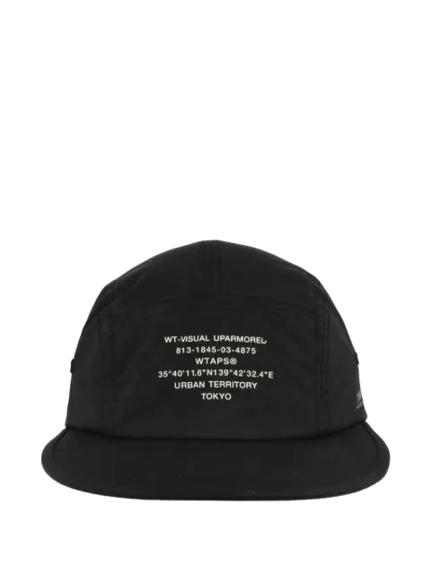 WTAPS text-print organic-cotton cap