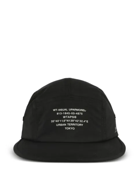 WTAPS text-print organic-cotton cap