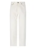 Zegna zip-fly button-fastening jeans - White