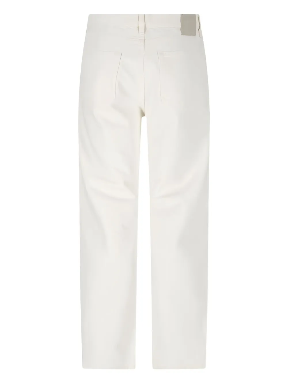 Zegna zip-fly button-fastening jeans - Wit