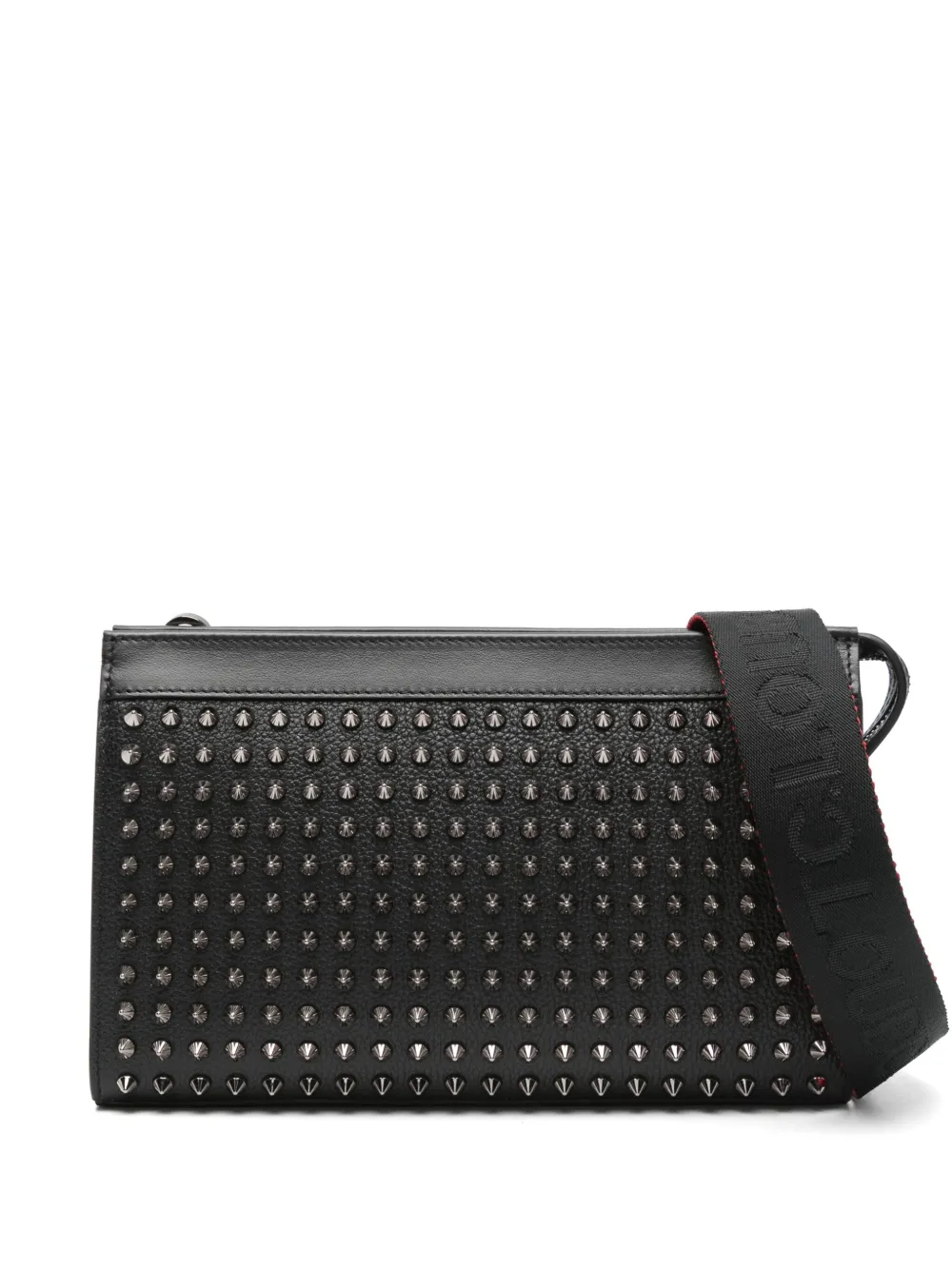 Christian Louboutin Studded Zip shoulder bag | Black | Image 1