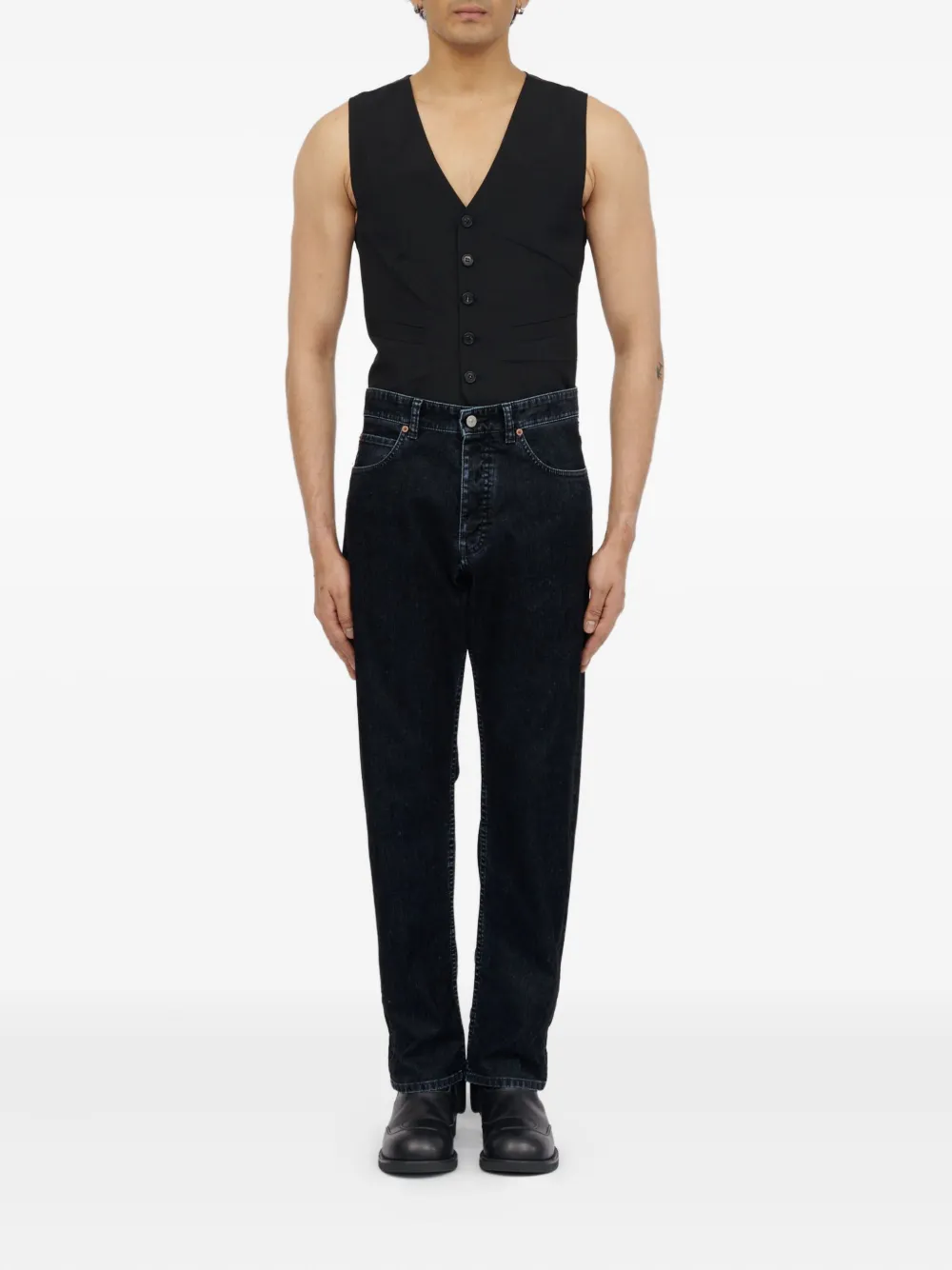 MM6 Maison Margiela Jeans met vijf zakken - Zwart
