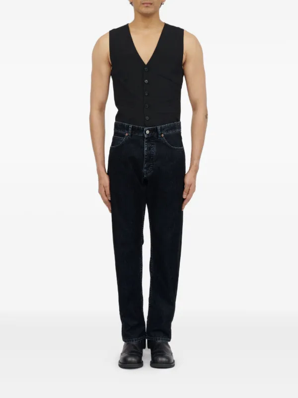 MM6 Maison Margiela ファイブポケット ジーンズ | ブラック | FARFETCH JP