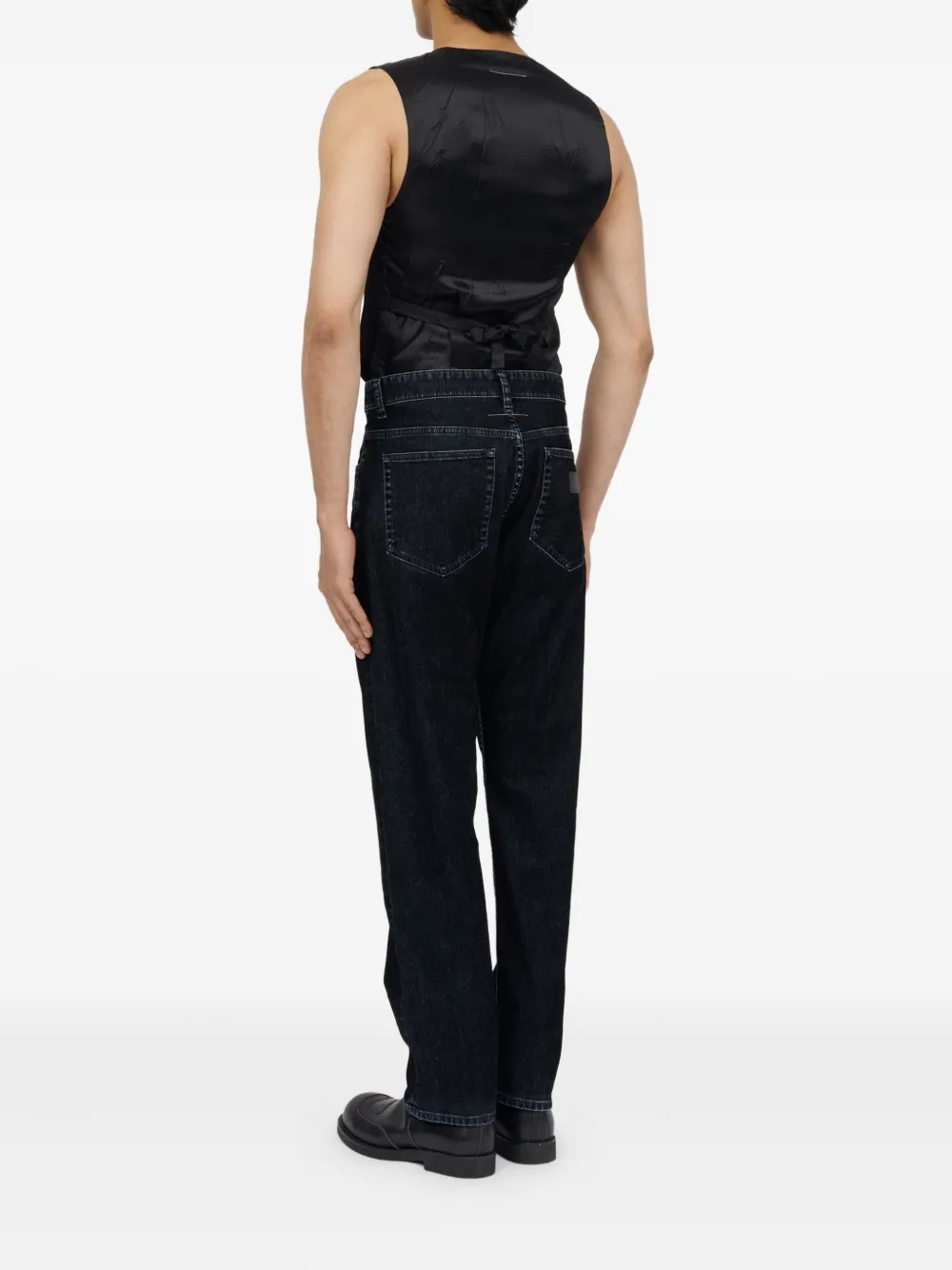 Mm6 Maison Margiela Five-pockets Jeans In Black