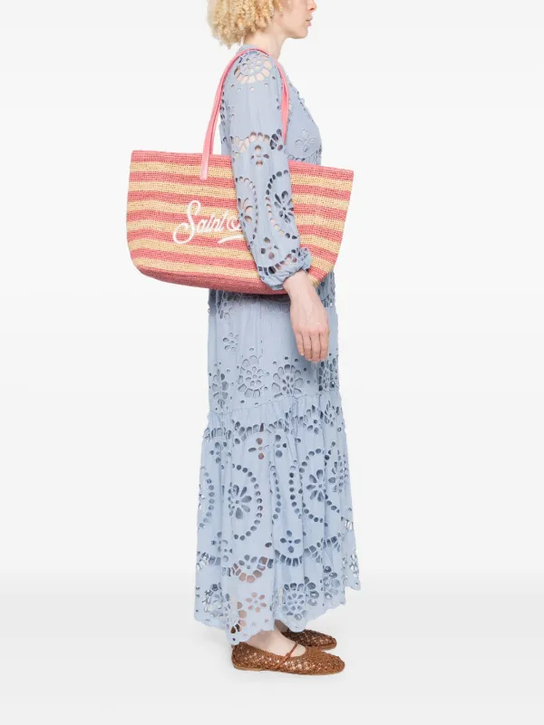 MC2 Saint Barth Raffia City Tote Bag | Neutrals | FARFETCH