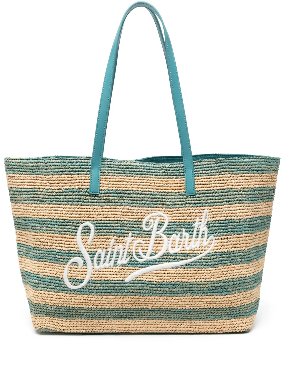 Raffia City tote bag