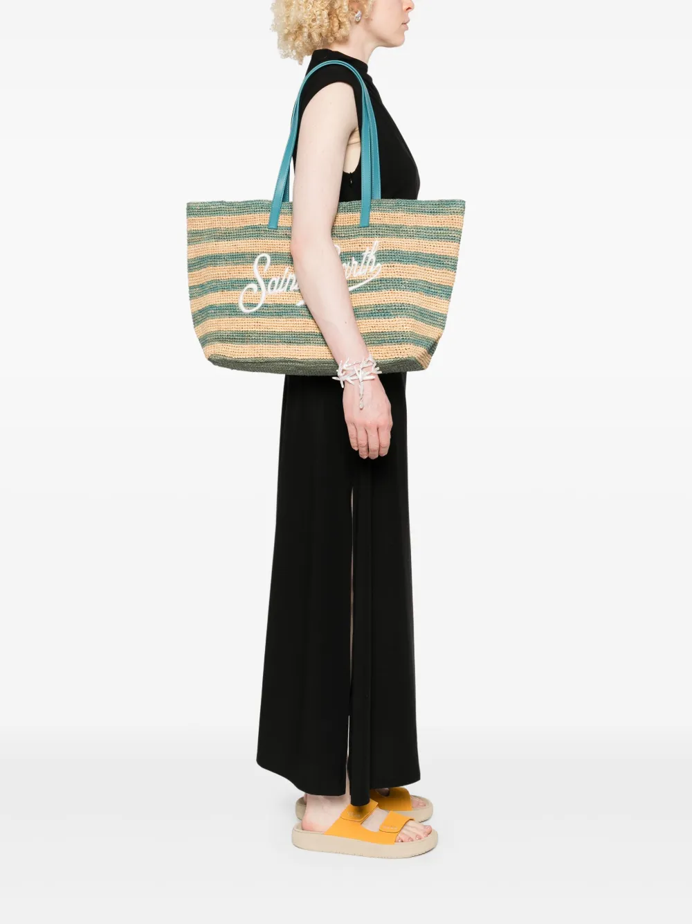 MC2 Saint Barth Raffia City shopper - Beige
